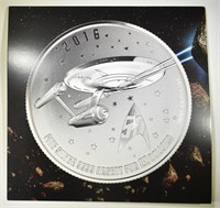 2016 CANADA $20 .9999 SILVER STAR TREK COIN