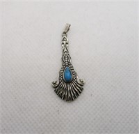 SC Sterling Turquoise Pendant