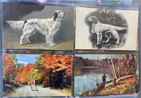 Vintage Dog & Hunting Postcards