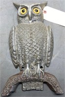 Swisher Aluminum Owl Decoy