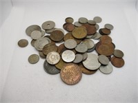 Group of Swedish, Danish & Misc Foreign Coins
