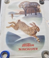 Original Western Winchester Rabbit Print