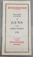 Winchester 1922 Pocket Catalog