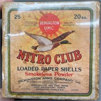 Remington Nitro Club 20ga Shell Box