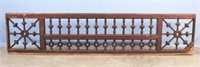 Heavy Victorian Oak Fretwork Panel Circa 1880