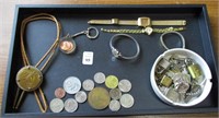 Coins, Tokens, Watches, Keys, Horse Bolo, Misc