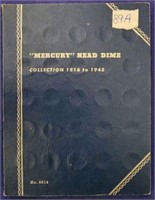 Pt Book of Mercury Dimes