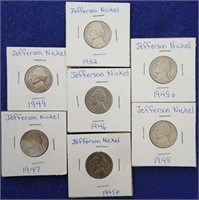 7 Collectible Jefferson Nickels