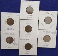 7 Collectible Wheat Pennies