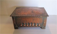 Vintage Hand Hammered Copper Box