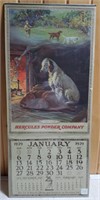 1929 Hercules Powder Calendar