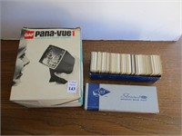 Vintage Pana-vue 1 Slide Viewer & Slides