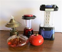 Group of Lights, Lanterns & Oil Candles