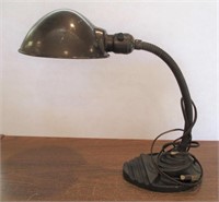 Vintage Eagle Art Deco Iron Desk Lamp