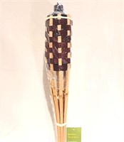 60" tall bamboo tiki torch