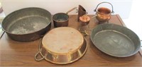 Vintage Copper Pans & Misc