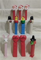 Vintage Candy Holiday Pez dispensers, set of 13,