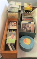 Cassettes, CD's, 8 Track Tapes, 8mm Films