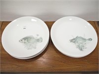 6 Fish Portrait Plates