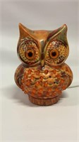 Ceramic Glazed Owl Nightlight
