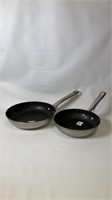 2- cook’s essentials 8in & 10in skillets