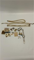Variety lot of costume jewelry