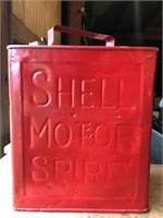 Vintage Shell Motor Spirits Can