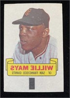 1966T Willie Mays Rub-Off