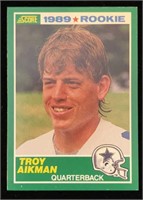 1989S #270 Troy Aikman Rookie Football Card