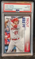 2020 TOPPS MIKE TROUT SIGNIFICANT STATISTICS