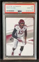 2014 SP Authentic #49 Mike Evans Rookie Card