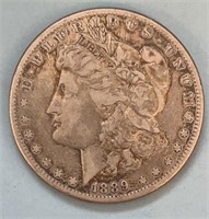1889CC Morgan Silver Dollar