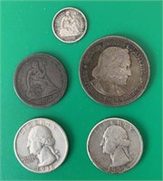 (5) Asst US Silver Coins