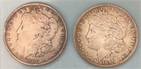 1890 & 1890S Morgan Silver Dollars