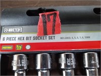 2 pc. Master Mech, Hex bit socket sets MM &SAE