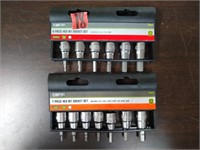 2 pc. Master Mech, Hex bit socket sets MM &SAE