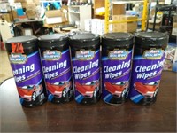 5pc. Auto cleaning wipes