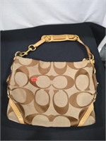 Coach Canvas hand bag purse