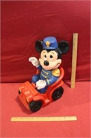 Vintage Mickey Mouse in Car Bank 80s