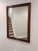 WOOD FRAMED MIRROR