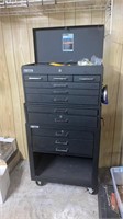 US General tool chest with some miscellaneous