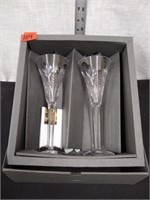 Waterford Crystal goblets Millennium set of 2