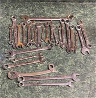 Lot of wrenches, Some Standard and Metric, Two