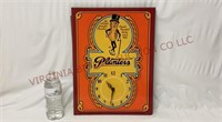 Vintage Planters Peanuts Wall Clock Sign