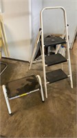 Metal 3-Step Folding Ladder and Step Stool.