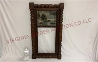 Antique Trumeau Mirror Frame ~ No Mirror