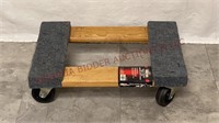 Ironton 1000 lb Cap. 18"x12" Carpeted Movers Dolly