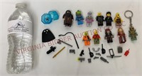 Lego Figures, Weapons & More ~ Lot of 11