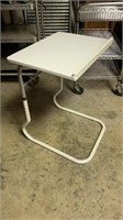 Portable Metal Folding Tray Table, Slides Under