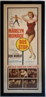 Marilyn Monroe in Bus Stop framed movie poster,